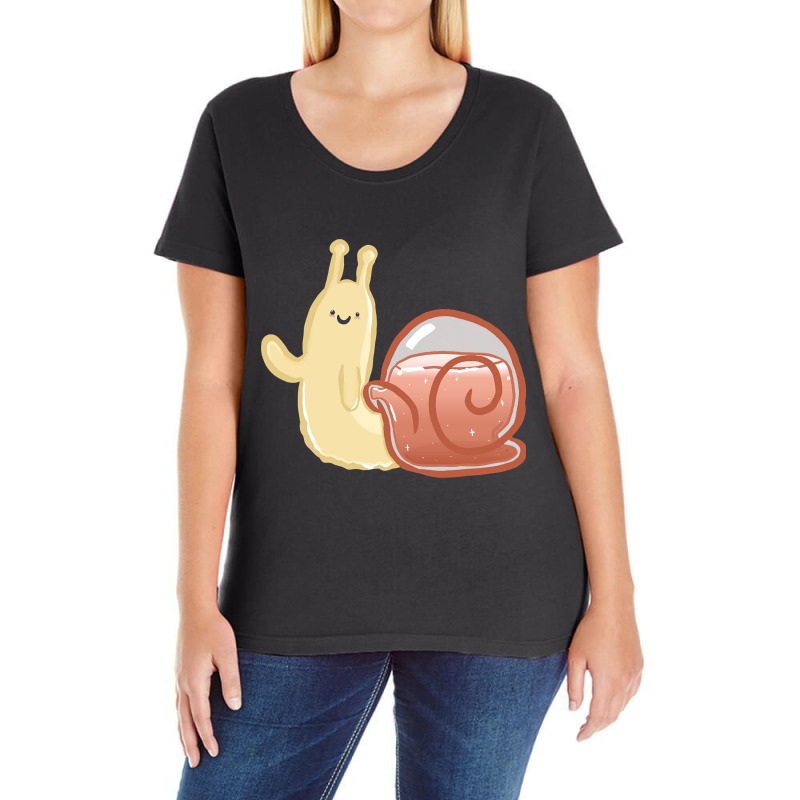 Snail Ladies Curvy T-Shirt by behindcedar22 | Artistshot