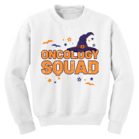 Oncology Squad Witch Halloween Oncology Nurse Matching Long Sleeve T S Youth Sweatshirt | Artistshot