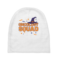 Oncology Squad Witch Halloween Oncology Nurse Matching Long Sleeve T S Baby Beanies | Artistshot