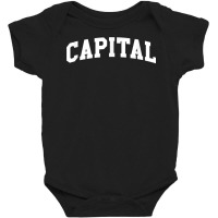 Capital Arch Retro University Style T Shirt Baby Bodysuit | Artistshot