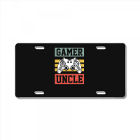 Gamer Uncle Retro Video Game Controller Cool Gamer Gifts For Men Boys  License Plate | Artistshot