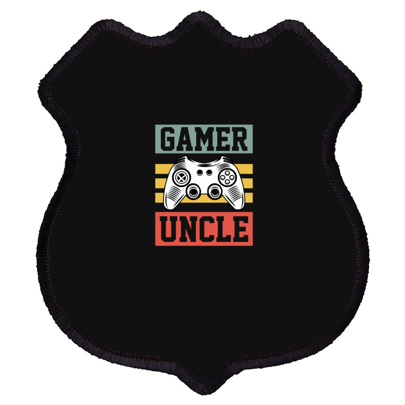 Gamer Uncle Retro Video Game Controller Cool Gamer Gifts For Men Boys  Shield Patch | Artistshot