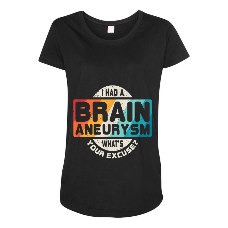 Brain Aneurysm T Surgery Survivor Awareness Gift Maternity Scoop Neck T-shirt by CruzChapman | Artistshot