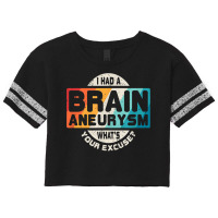 Brain Aneurysm T Surgery Survivor Awareness Gift Scorecard Crop Tee | Artistshot