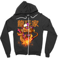 The Player Dragon The Baseball Bat Dragon Lichdragon Chinese Writing E Zipper Hoodie | Artistshot