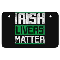 irish livers matter st patricks day t shirt ATV License Plate | Artistshot