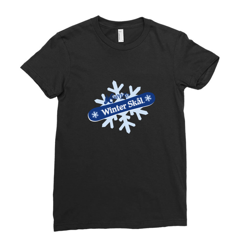 Capital Winter Skål Ladies Fitted T-shirt | Artistshot