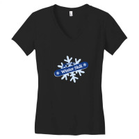 Capital Winter Skål Women's V-neck T-shirt | Artistshot