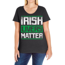 irish livers matter st patricks day t shirt Ladies Curvy T-Shirt | Artistshot
