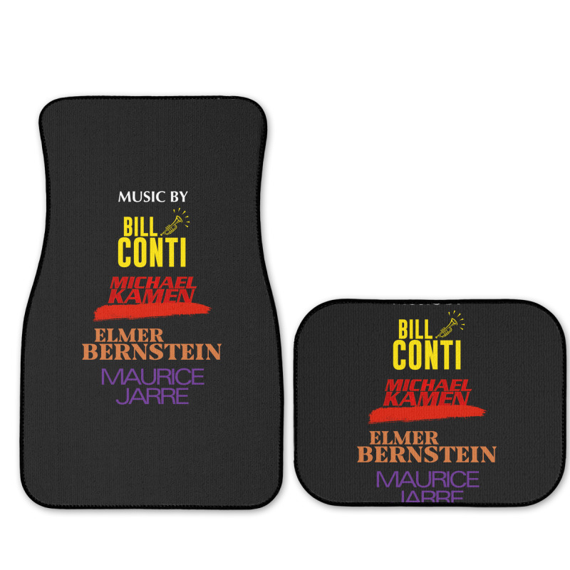 Music By Bill Conti  Michael Kamen  Elmer Bernstein  Maurice Jarre200 Full Set Car Mats | Artistshot