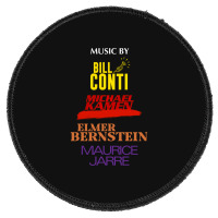 Music By Bill Conti  Michael Kamen  Elmer Bernstein  Maurice Jarre200 Round Patch | Artistshot