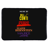 Music By Bill Conti  Michael Kamen  Elmer Bernstein  Maurice Jarre200 Rectangle Patch | Artistshot