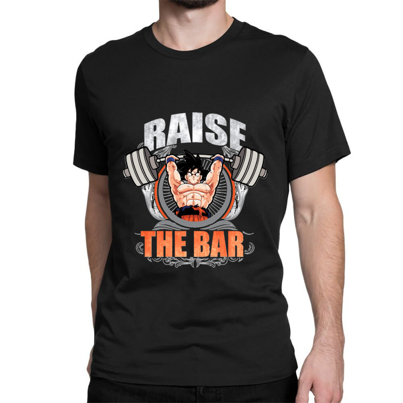 Raise The Bar Goku Spirit Bomb Barbell Classic T-shirt | Artistshot