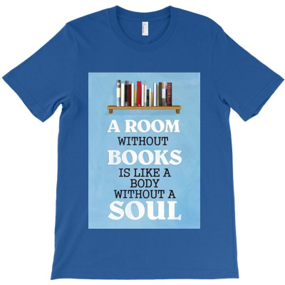 A Room Books Reading T-shirt Designed By Dena