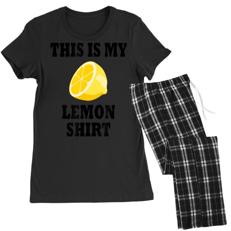 Tropical Fruit Lemon Quote Lemonade Women's Pajamas Set by cm-arts | Artistshot