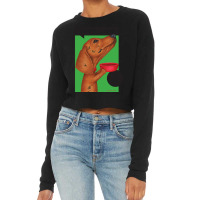 Dachshund Dog Dachshund Begging For Food (1) Cropped Sweater | Artistshot