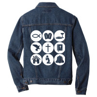 Believer - Christian - Christian Symbols Men Denim Jacket | Artistshot