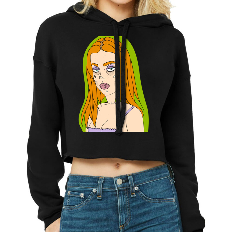 Daphne Blake Cropped Hoodie by BOBBYDAVIS | Artistshot