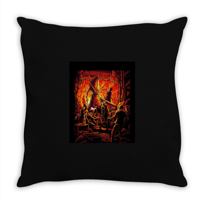 Pyramid Head Throw Pillow | Artistshot