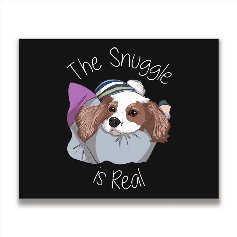 Cavalier King Charles Spaniel Cavalier Spaniel Snuggle And Lap Dog Metal Print Horizontal | Artistshot