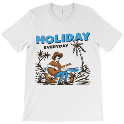 Beach Holiday T-shirt Designed By Roger