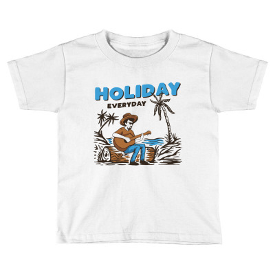 Beach Holiday Toddler T-shirt Designed By Roger