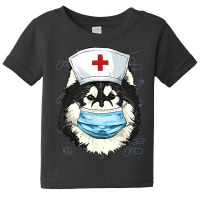 Hospital Alaskan Malamute Er Nurse Rn Lpn Nurse Life Pet Dog T Shirt Baby Tee | Artistshot