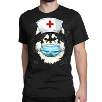 Hospital Alaskan Malamute Er Nurse Rn Lpn Nurse Life Pet Dog T Shirt Classic T-shirt | Artistshot