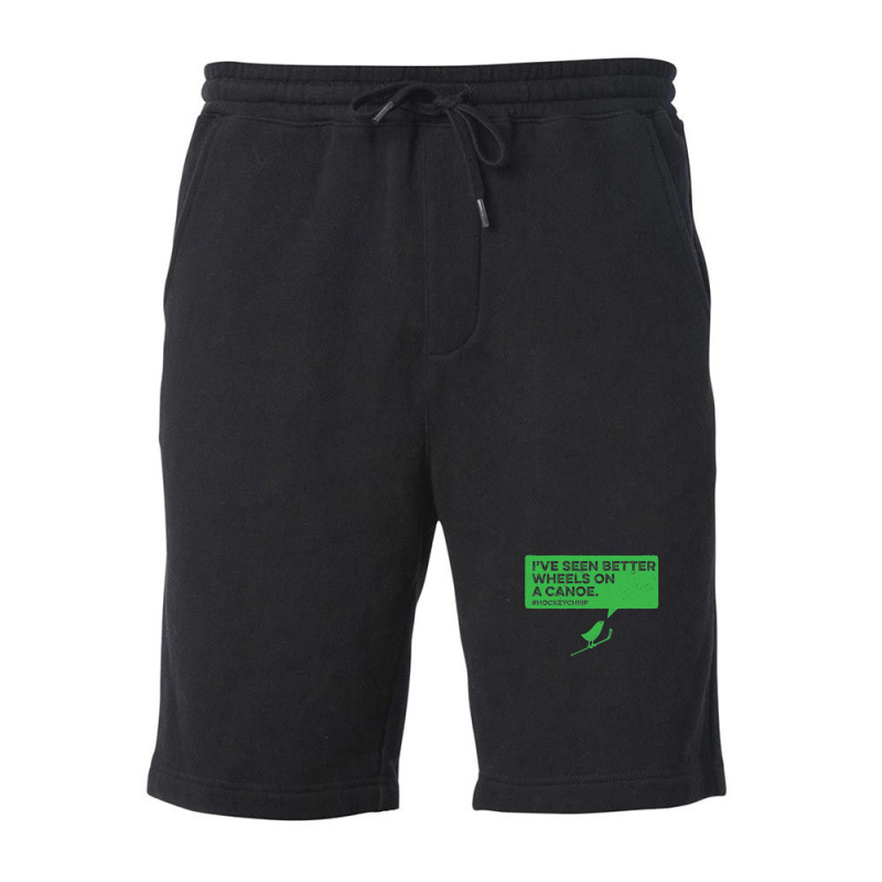 Canoe Wheels Hockey Chirp Fleece Short | Artistshot