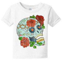 Mexican Skull Flowers Rose Catrina Calavera Cinco De Mayo Tank Top Baby Tee | Artistshot