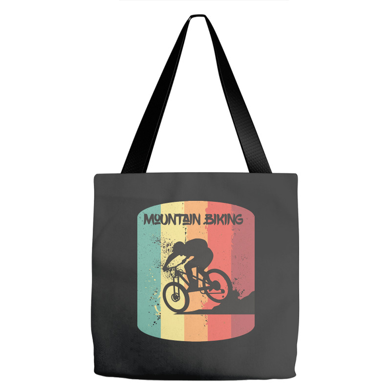 Mountain Bike For Men T  Shirt Vintage Mountain Biking Cycling T  Shir Tote Bags | Artistshot