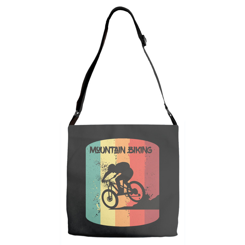 Mountain Bike For Men T  Shirt Vintage Mountain Biking Cycling T  Shir Adjustable Strap Totes | Artistshot