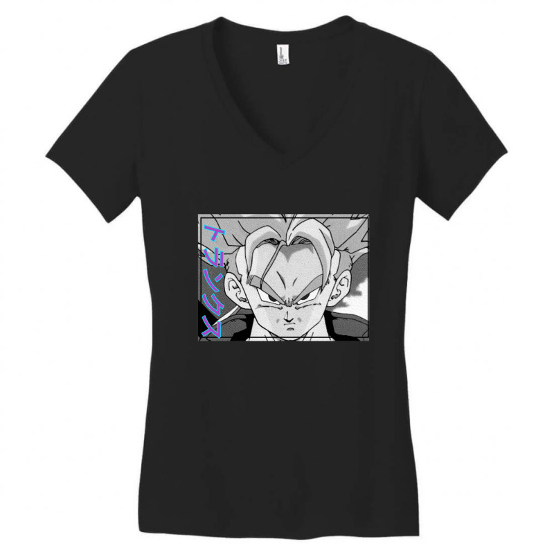 Dbz Trunks For Boyfriend Women's V-Neck T-Shirt by JesseMurillo | Artistshot