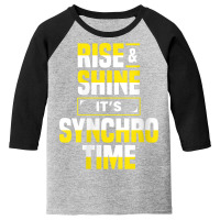 Womens Synchro Time Synchronized Swimming Artistic Swimmer Apparel V N Youth 3/4 Sleeve | Artistshot