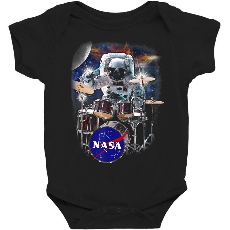 Astronaut Drummer Boy In Space Baby Bodysuit by ledo | Artistshot