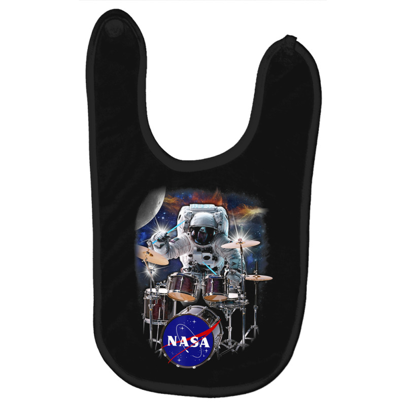 Astronaut Drummer Boy In Space Baby Bibs by ledo | Artistshot