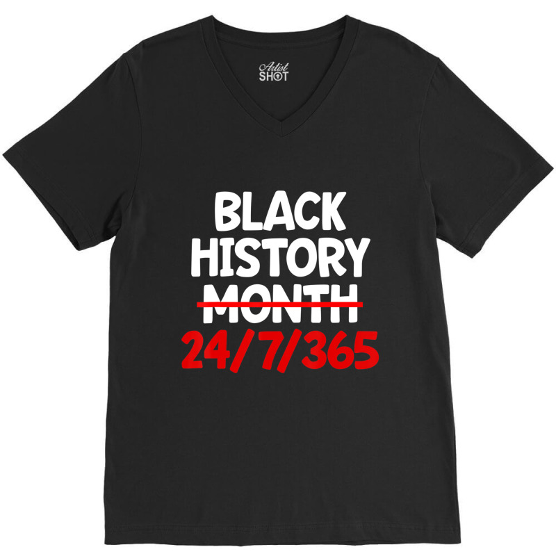 Black History Month African American Pride V-neck Tee | Artistshot