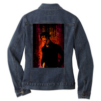 Devilman Dark Side Ladies Denim Jacket | Artistshot