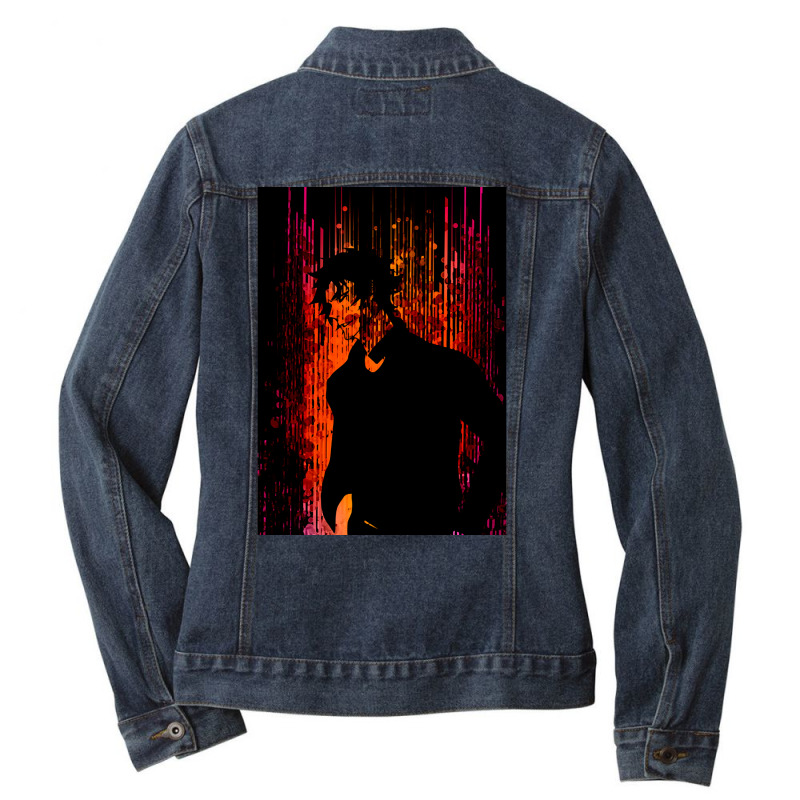 Devilman Dark Side Ladies Denim Jacket by laughingtuy | Artistshot