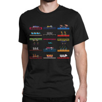 Cedar Poiint Coaster Cars Design Classic T-shirt | Artistshot