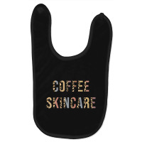 Coffee And Skincare Leopard Esthetician Skincare Baby Bibs | Artistshot