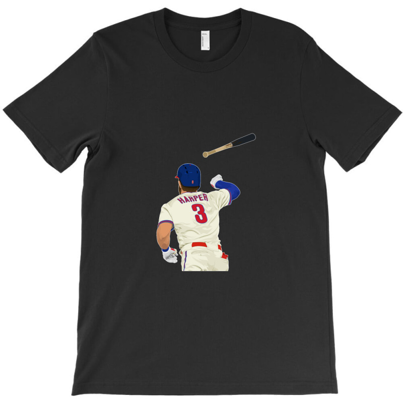 Bryce Harper Bat Flip T-shirt | Artistshot