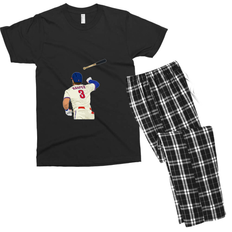 Bryce Harper Bat Flip Men's T-shirt Pajama Set | Artistshot