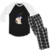 Bryce Harper Bat Flip Men's 3/4 Sleeve Pajama Set | Artistshot