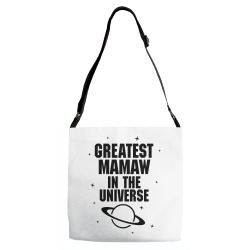 Greatest Mamaw In The Universe Adjustable Strap Totes | Artistshot