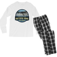 New River Gorge National Park & Preserve Souvenir T Shirt Men's Long Sleeve Pajama Set | Artistshot