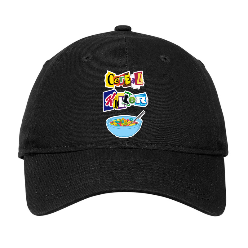 Cereal Killer Ransom Note Adjustable Cap by Kosdapen517 | Artistshot