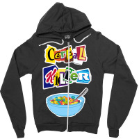 Cereal Killer Ransom Note Zipper Hoodie | Artistshot