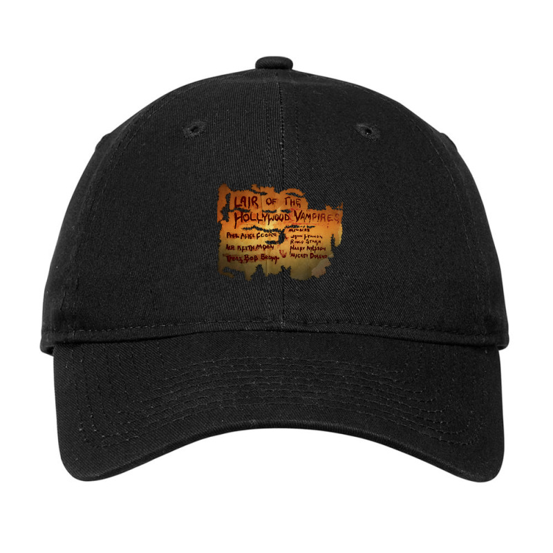 Lair Of The Hollywood Vampires Design Adjustable Cap | Artistshot