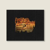 Lair Of The Hollywood Vampires Design Landscape Canvas Print | Artistshot